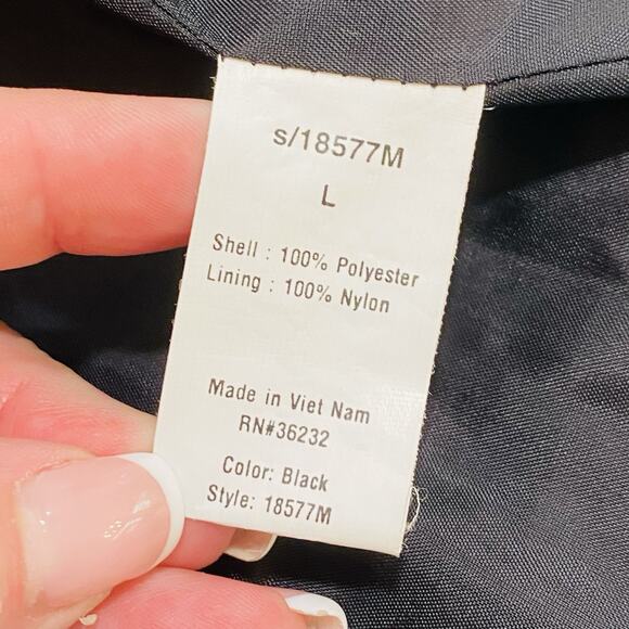 GALLERY Quilted Full Zip Jacket Womens Size Large Sleeves Zip Pockets Lagenlook - Picture 4 of 10